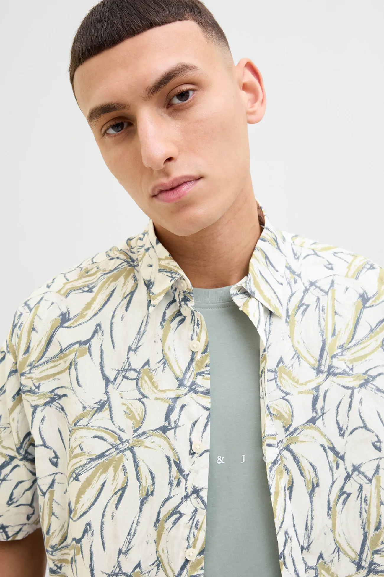 Camisa manga corta oversized