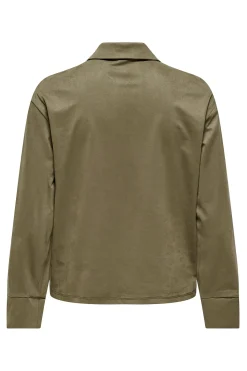 Camisa manga larga antelina