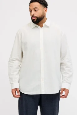 Camisa manga larga con lino
