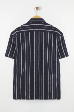 Camisa oversize de manga corta