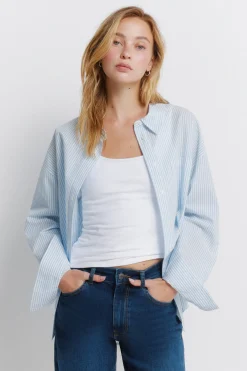 Camisa oversize rayas