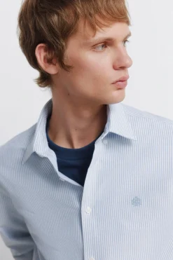 Camisa oxford rayas wrinkle free