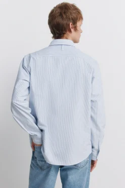 Camisa oxford rayas wrinkle free