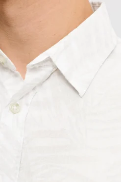 Camisa popel&iacute;n manga corta