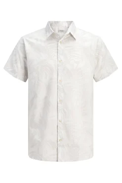 Camisa popel&iacute;n manga corta