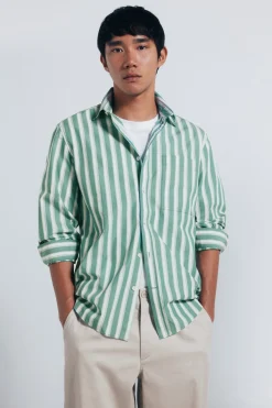 Camisa popelín rayas