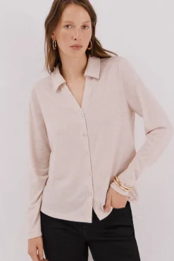 Camisa punto elástico