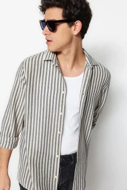 Camisa rayas de manga larga