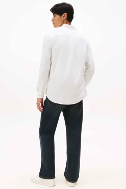 Camisa regular de popel&iacute;n