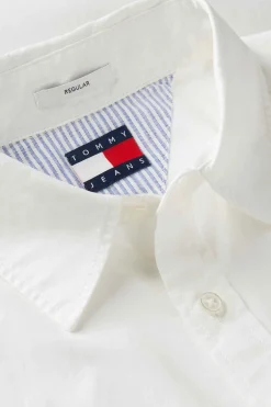 Camisa regular de popel&iacute;n