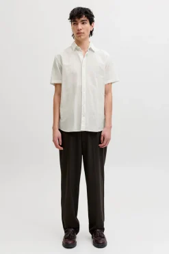 Camisa regular fit lino