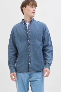 Camisa relaxed fit algodón