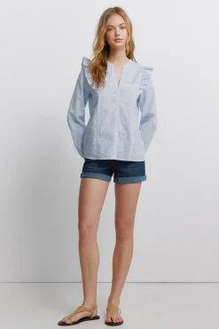 Camisa romantica volantes