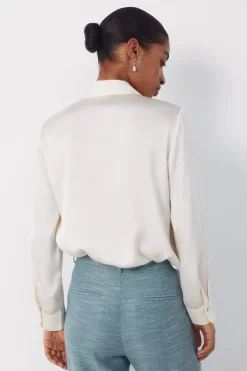 Camisa satinada
