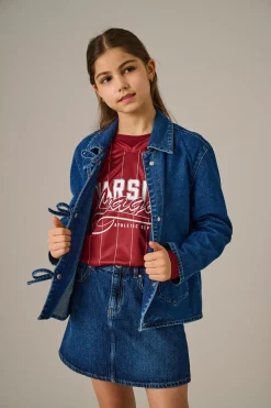 Camiseta b&eacute;isbol ni&ntilde;a