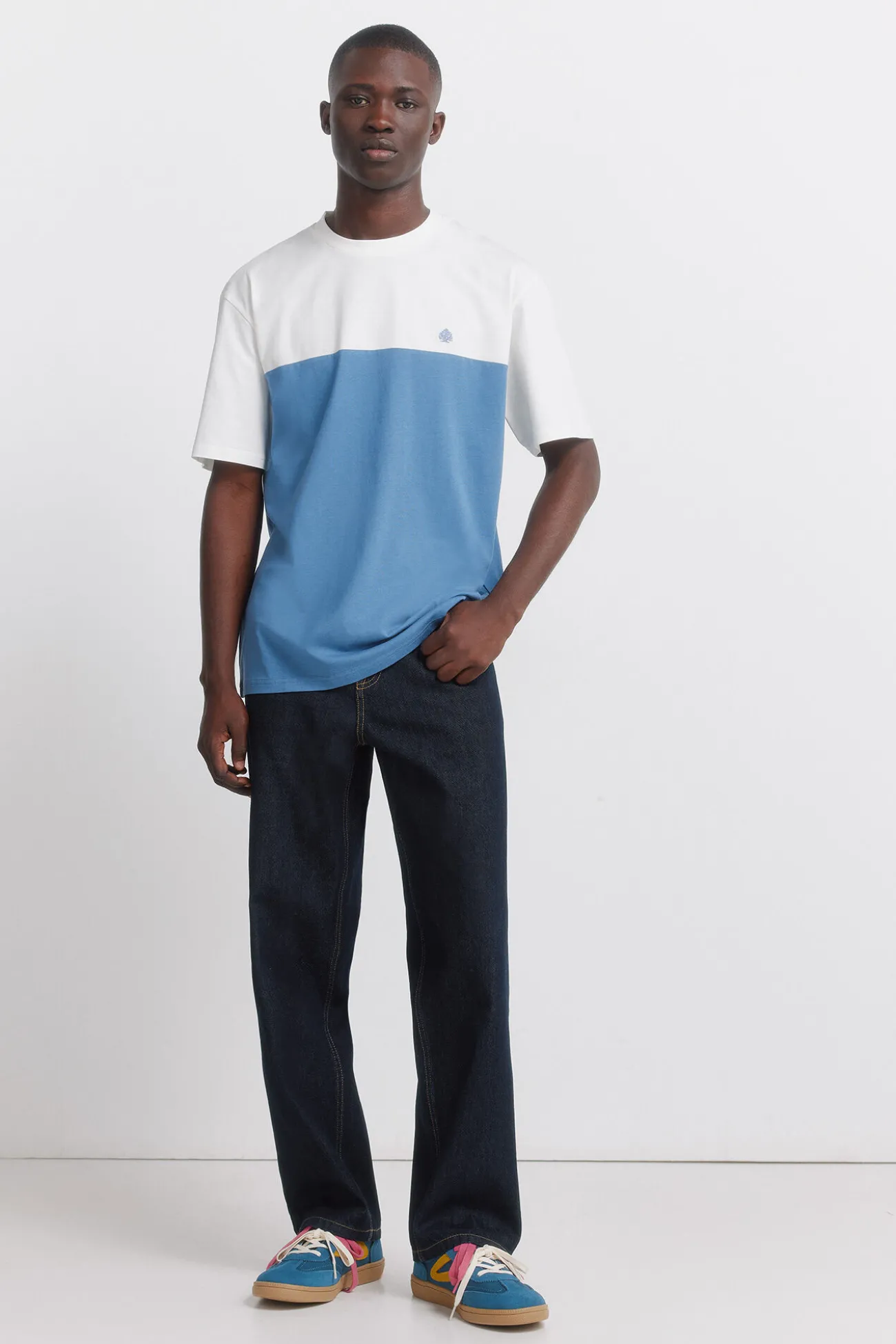 Camiseta bloque color