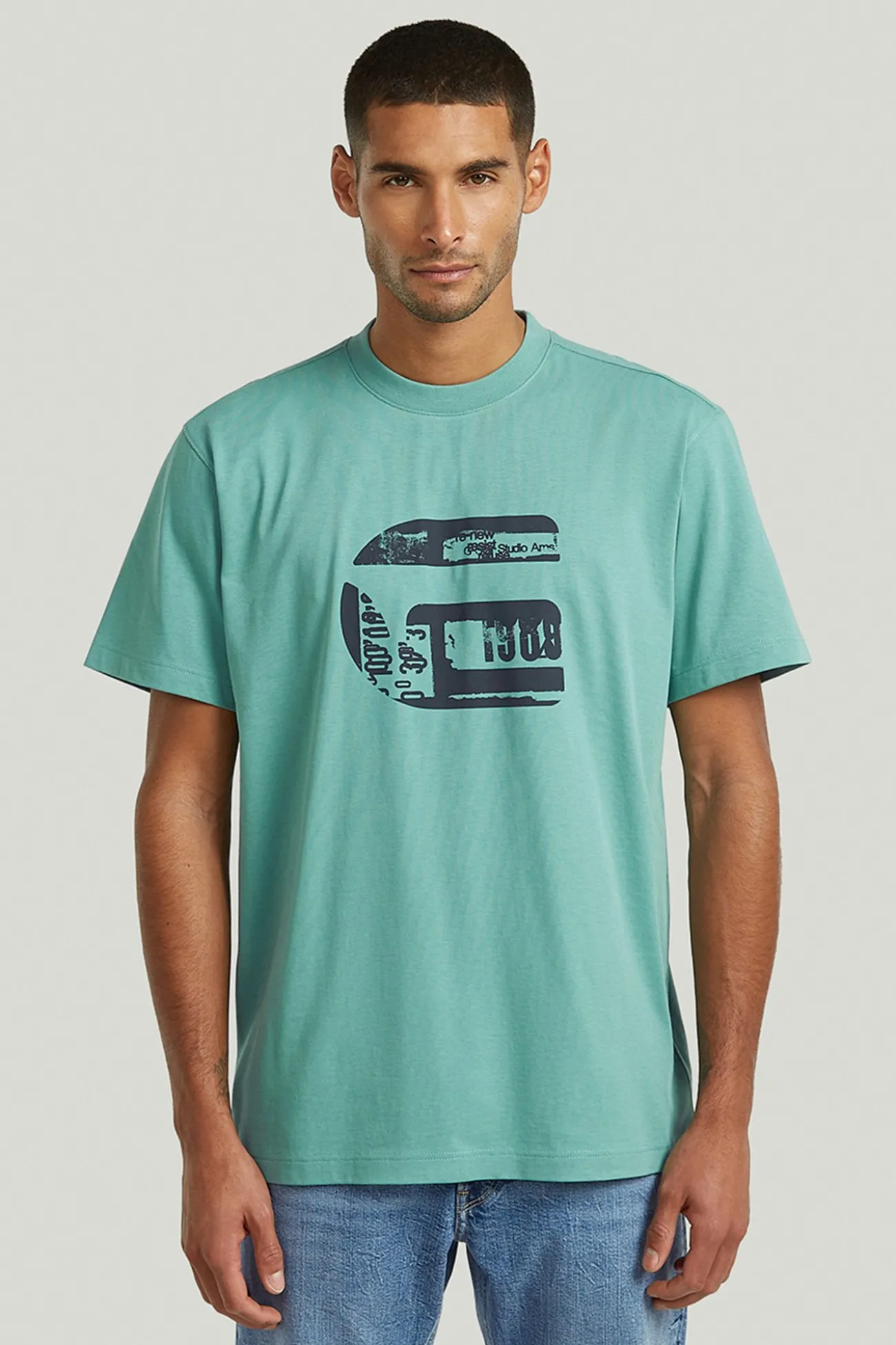 Camiseta de manga corta con logo