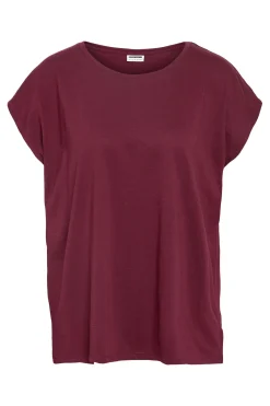 Camiseta de manga corta con cuello redondo