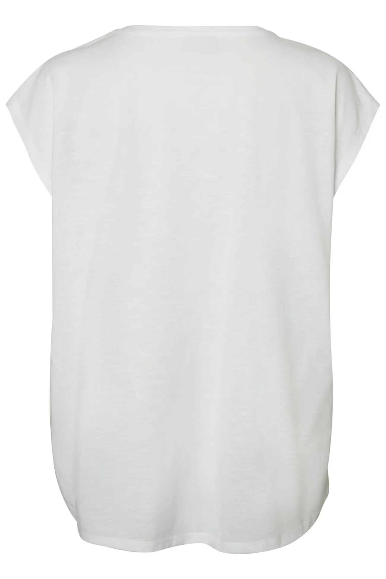 Camiseta de manga corta con cuello redondo