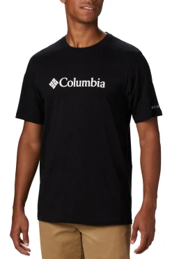 Camiseta de manga corta de algodón orgánico Basic Logo™ de Columbia para hombre