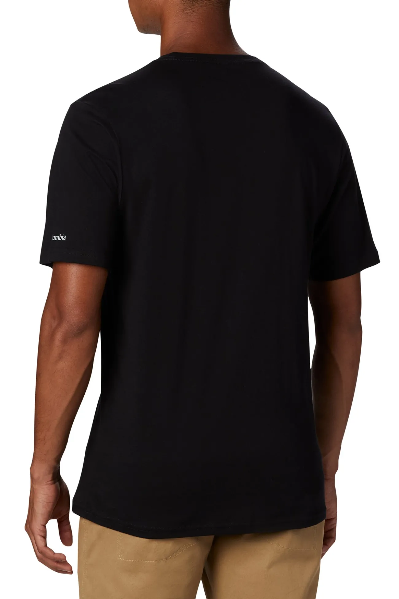 Camiseta de manga corta de algod&oacute;n org&aacute;nico Basic Logo&trade; de Columbia para hombre