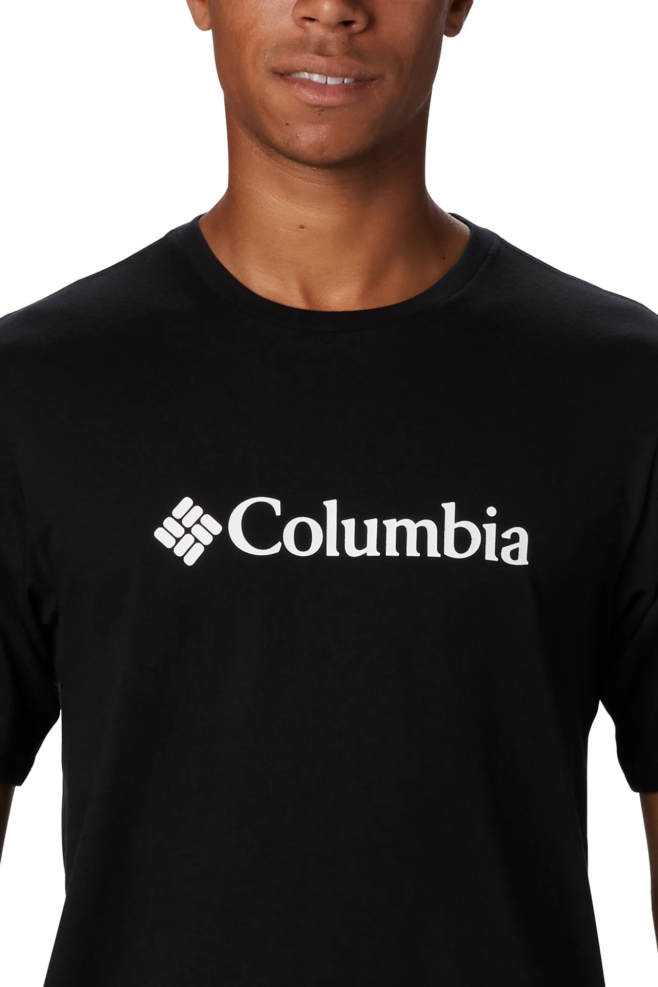 Camiseta de manga corta de algod&oacute;n org&aacute;nico Basic Logo&trade; de Columbia para hombre