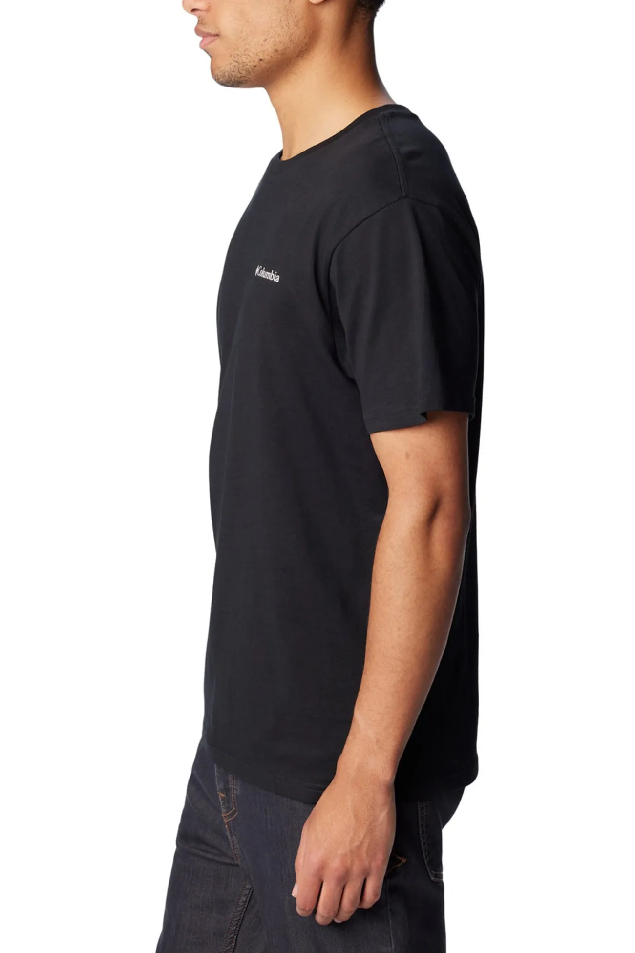 Camiseta de manga corta de algod&oacute;n org&aacute;nico Basic Logo&trade; de Columbia para hombre