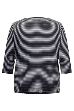 Camiseta de rayas talla grande