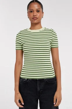 Camiseta estampada cuello redondo