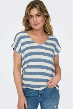 Camiseta ligera de rayas