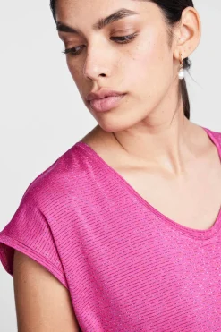 Camiseta lurex pico