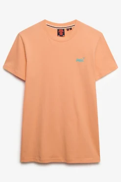 Camiseta manga corta b&aacute;sica con logotipo peque&ntilde;o