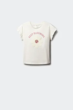 Camiseta manga corta blooming ni&ntilde;a