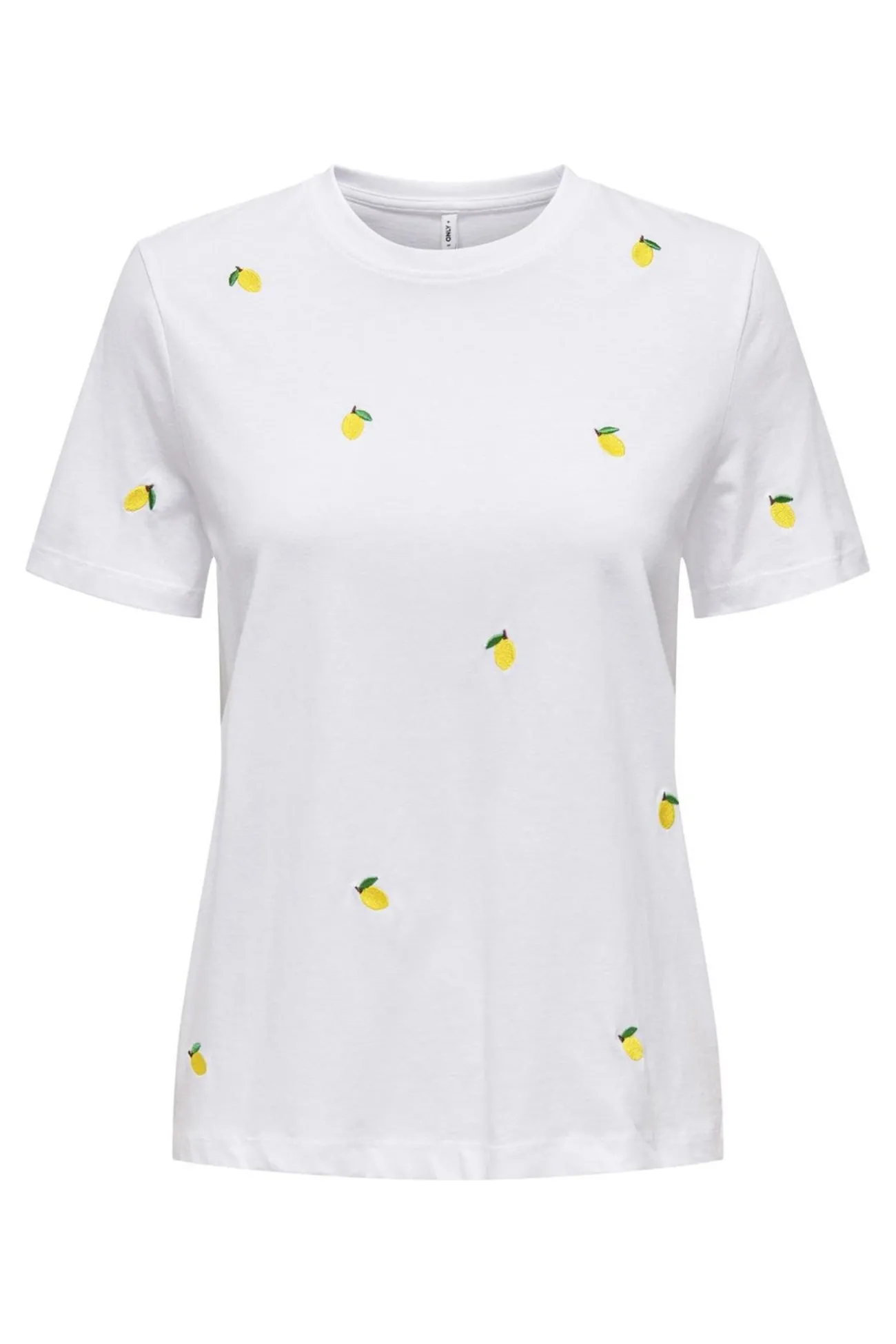 Camiseta manga corta con bordados