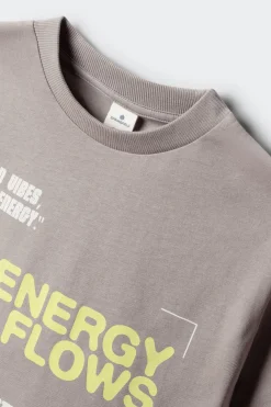 Camiseta manga corta gr&aacute;fico ni&ntilde;o