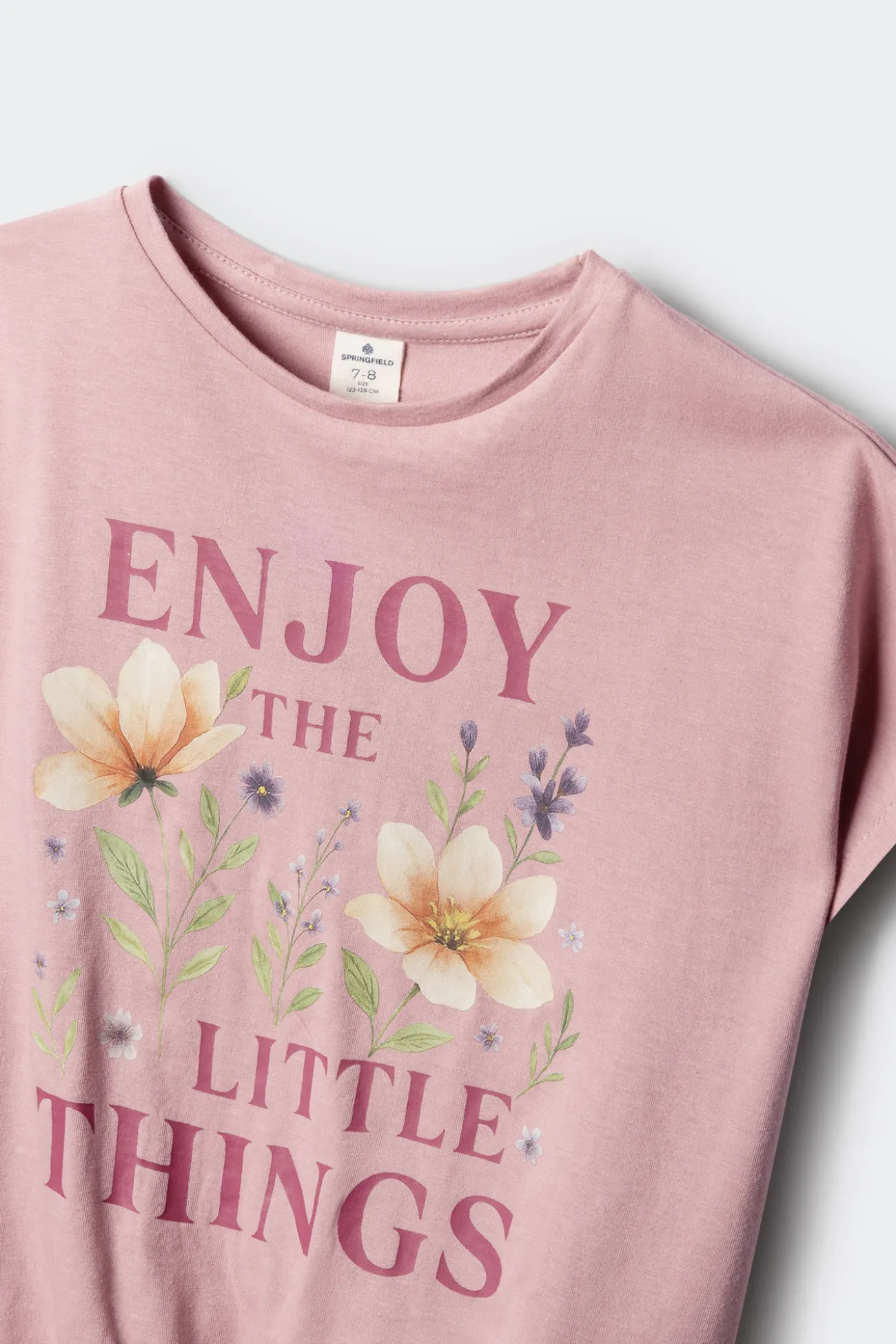 Camiseta manga corta little thing ni&ntilde;a