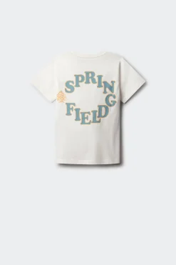 Camiseta manga corta logo ni&ntilde;o