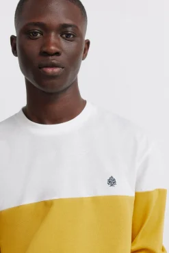 Camiseta manga larga piqu&eacute; bloques