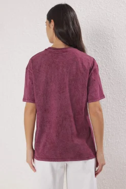 Camiseta oversize manga corta