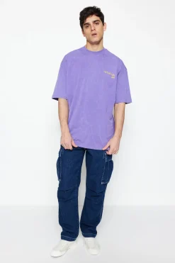 Camiseta oversize manga corta