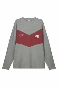 Camiseta piqu&eacute; manga larga corte