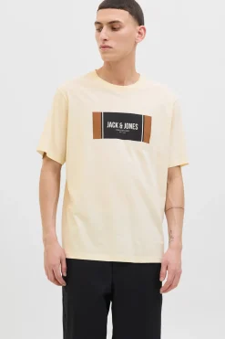 Camiseta regular fit estampada