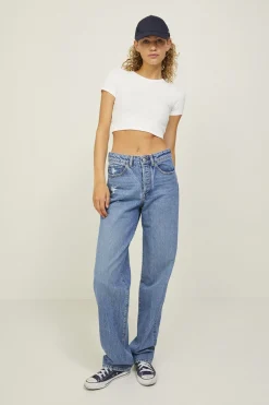 Camiseta rib b&aacute;sica