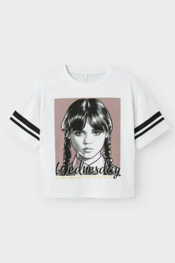 Camiseta Wednesday de ni&ntilde;a