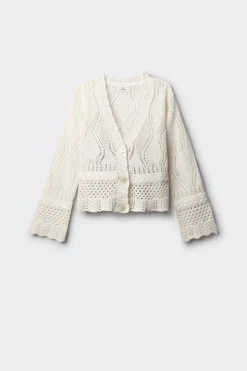 Cardigan calados ni&ntilde;a