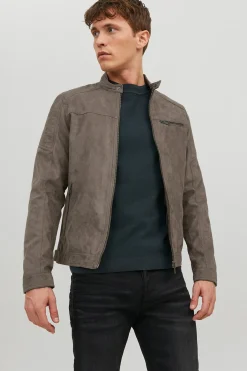 Cazadora biker efecto ante