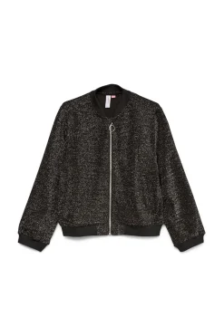 Cazadora bomber brillo