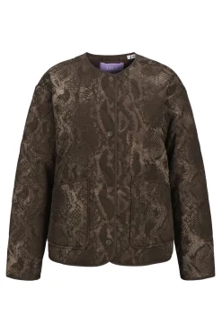 Cazadora estampada reptil
