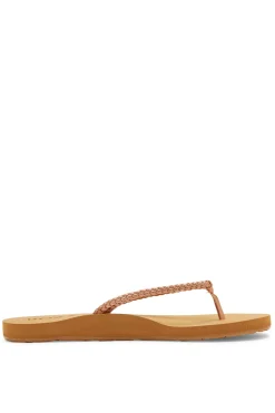 Chanclas efecto piel doble tira