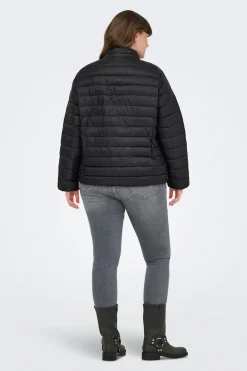 Chaqueta acolchada cremallera talla grande
